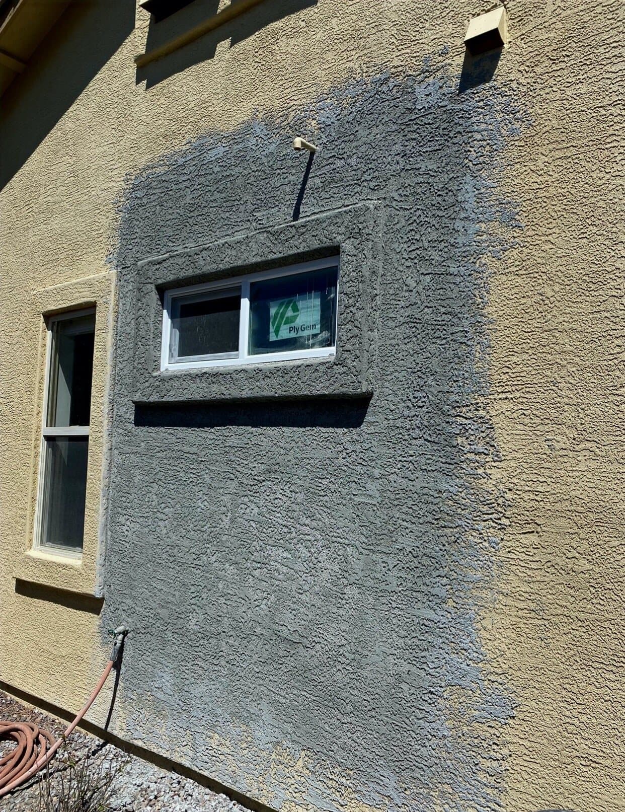 Stucco Repair & Color Matching